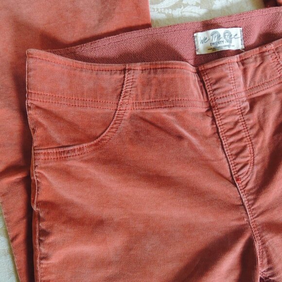 We The Free Rust Corduroy Pull-On Stretch Flare Bell Bottom Pants 29 - Picture 4 of 9